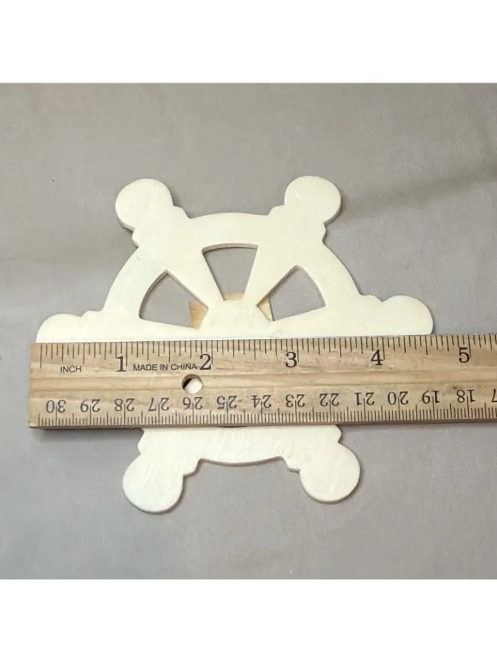 Provo Craft Unfinished Wood Ship Wheel Cutouts 5